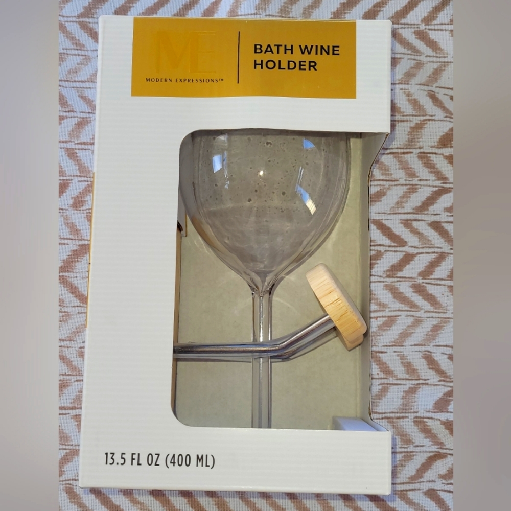 Bath wine holder